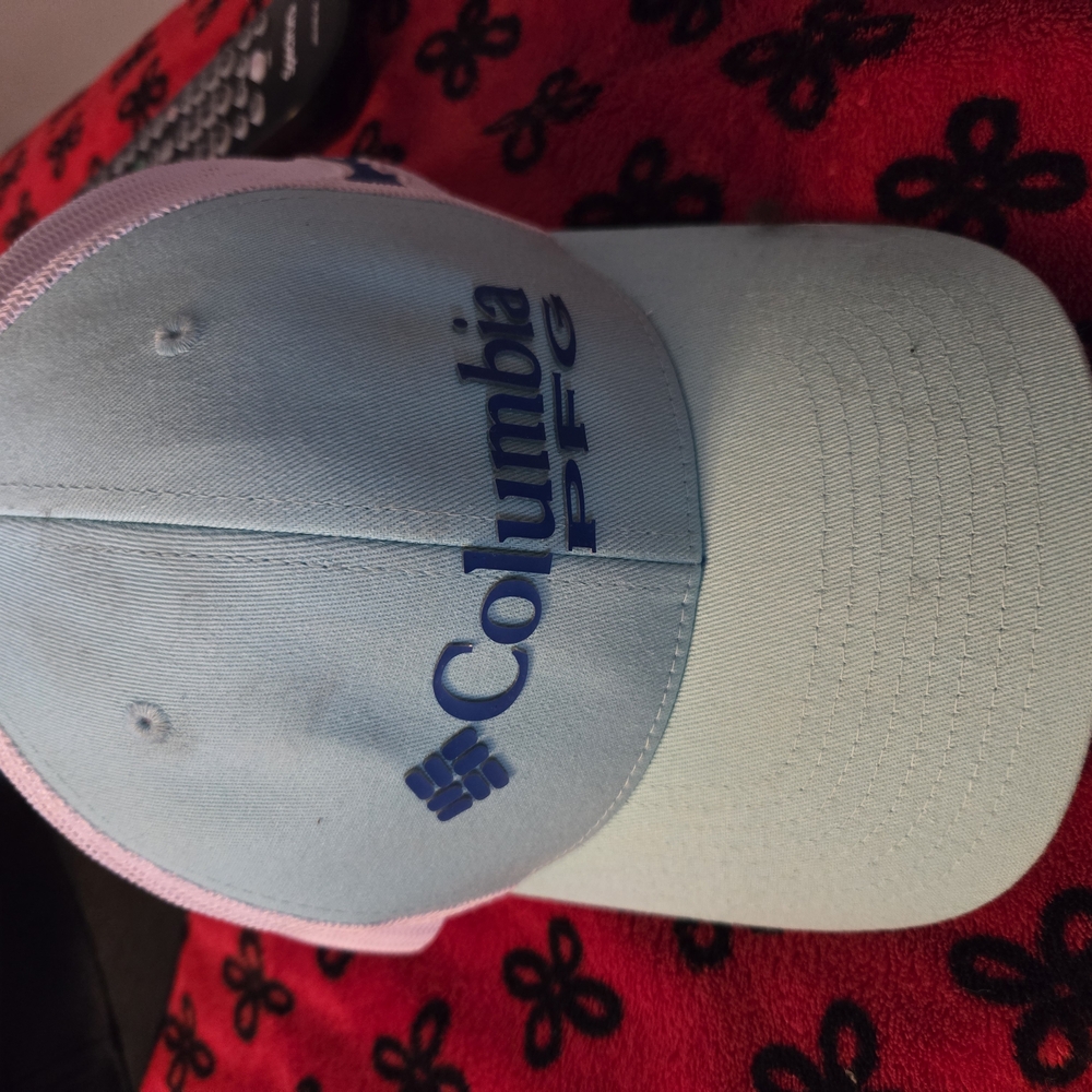 Columbia PFG Light Blue Cap Snap Back
